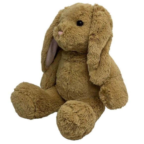 Build A Bear Workshop Bunny Rabbit Plush Stuffed Animal Brown Pink 2009 BAB - Picture 4 of 12